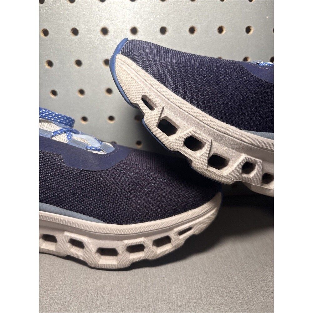 On Cloud Cloudmonster Womens Sz 8.5 Helion Cloudtec Running Shoes Sneakers Blue - Picture 9 of 15